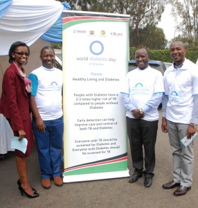 Quick Facts About TB and Diabetes • People with weak immune systems as a result of chronic diseases e.g. diabetes face higher risk of progressing from latent to active TB • About 10% of TB cases globally are linked to diabetes • A large proportion of people with diabetes as well as TB are not diagnosed/are diagnosed late • Early detection of diabetes and TB can help improve care and control of both • People with diabetes also diagnosed with TB have a higher risk of death during TB treatment and of TB relapse after treatment